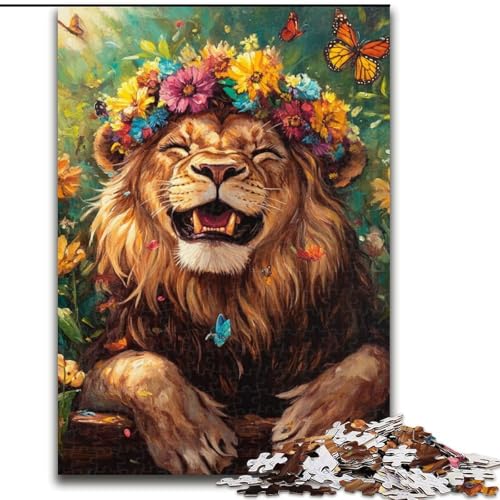Puzzle für Erwachsene, 1000 Teile, Löwenblumen-Puzzle, pädagogisches Denkspiel, künstlerische Heim- und Bürodekoration, ab 14 Jahren, 50x75cm Puzzle für Erwachsene, 1000 Teile, Löwenblumen-Puzzle, pädagogisches Denkspiel, künstlerische Heim- und Bürodekoration, ab 14 Jahren, 50x75cm von RZFWJL