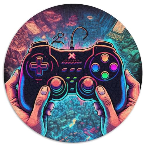 Puzzle für Erwachsene, 1000 Teile, Neon-Spiel, anspruchsvolle Puzzles, interaktives Familienspiel, ideal für Teenager, Denksportaufgabe als Geschenk, 67,5 x 67,5 cm Puzzle für Erwachsene, 1000 Teile, Neon-Spiel, anspruchsvolle Puzzles, interaktives Familienspiel, ideal für Teenager, Denksportaufgabe als Geschenk, 67,5 x 67,5 cm von RZFWJL