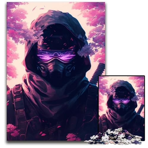 Puzzle für Erwachsene, 1000 Teile, Ninja-Puzzle, interaktives Familienspiel, Denksportaufgabe, Lernspielzeug, 50x75cm/19,68x29,52 Zoll Puzzle für Erwachsene, 1000 Teile, Ninja-Puzzle, interaktives Familienspiel, Denksportaufgabe, Lernspielzeug, 50x75cm/19,68x29,52 Zoll von RZFWJL