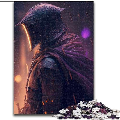 Puzzle für Erwachsene, 1000 Teile, Ritter-Puzzle aus Holz, Geburtstage, Weihnachten, Halloween, Erntedankfest, Ostern, 1000 Teile(50x75cm) von RZFWJL