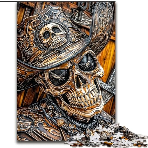 Puzzle für Erwachsene, 1000 Teile, Skelett, für Kinder ab 14 Jahren, Lernspiel, Herausforderung, Spielzeug, Geschenk zum Geburtstag (Größe 26x38cm) von RZFWJL