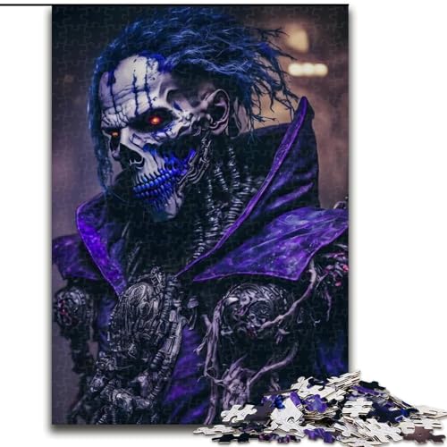 Puzzle für Erwachsene, 1000 Teile, Skelett-Hacker-Puzzle aus Pappe, entspannende Unterhaltung, Heimdekoration, 1000 Teile(26x38cm) von RZFWJL