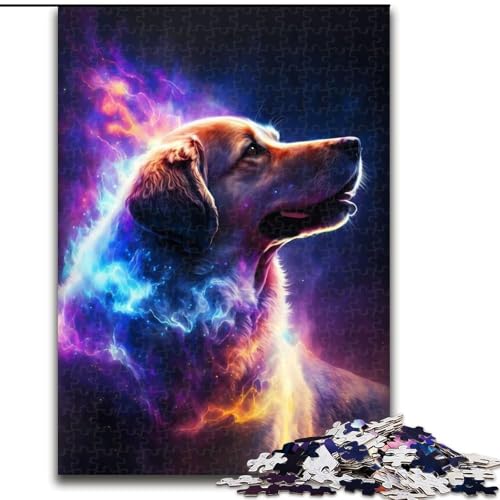 Puzzle für Erwachsene, 1000 Teile, Star Dog Puzzle, aus Pappe, Eltern, Partner, Freunde – ab 14 Jahren, 1000 Teile(26x38cm) von RZFWJL