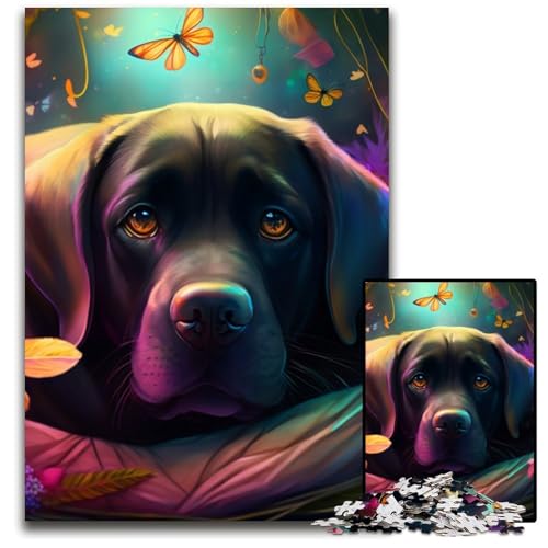 Puzzle für Erwachsene, 1000 Teile, wunderschöne Labrador-Puzzles, interaktives Familienspiel, Denksportaufgabe, Lernspielzeug, 26x38cm/10,23x14,96 Zoll Puzzle für Erwachsene, 1000 Teile, wunderschöne Labrador-Puzzles, interaktives Familienspiel, Denksportaufgabe, Lernspielzeug, 26x38cm/10,23x14,96 Zoll von RZFWJL