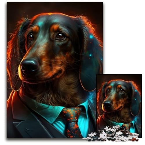 Puzzle für Erwachsene, 1000 Teile Boss Dobermann, anspruchsvolle Puzzles, Geburtstagsgeschenkidee, anspruchsvolles Denkspiel, 26x38cm/10,23x14,96 Zoll Puzzle für Erwachsene, 1000 Teile Boss Dobermann, anspruchsvolle Puzzles, Geburtstagsgeschenkidee, anspruchsvolles Denkspiel, 26x38cm/10,23x14,96 Zoll von RZFWJL