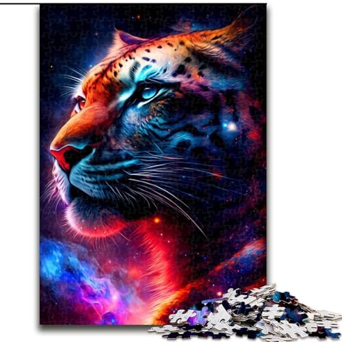 Puzzle für Erwachsene, 1000 Tiger-Puzzles aus Holz, entspannende Unterhaltung, Heimdekoration, 1000 Teile(50x75cm) von RZFWJL