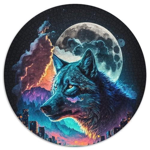 Puzzle für Erwachsene, 1000 Wolfspuzzles für Erwachsene, Eltern, Partner, Freunde – ab 14 Jahren, 67,5 x 67,5 cm Puzzle für Erwachsene, 1000 Wolfspuzzles für Erwachsene, Eltern, Partner, Freunde – ab 14 Jahren, 67,5 x 67,5 cm von RZFWJL