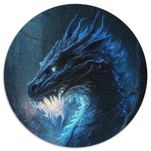 Puzzle für Erwachsene, 1000-teiliger Blitzdrache, 1000-teiliges rundes Puzzle für Erwachsene, anspruchsvolles Denkspiel, Familienaktivität, Heimdekoration, 67,5 x 67,5 cm Puzzle für Erwachsene, 1000-teiliger Blitzdrache, 1000-teiliges rundes Puzzle für Erwachsene, anspruchsvolles Denkspiel, Familienaktivität, Heimdekoration, 67,5 x 67,5 cm von RZFWJL