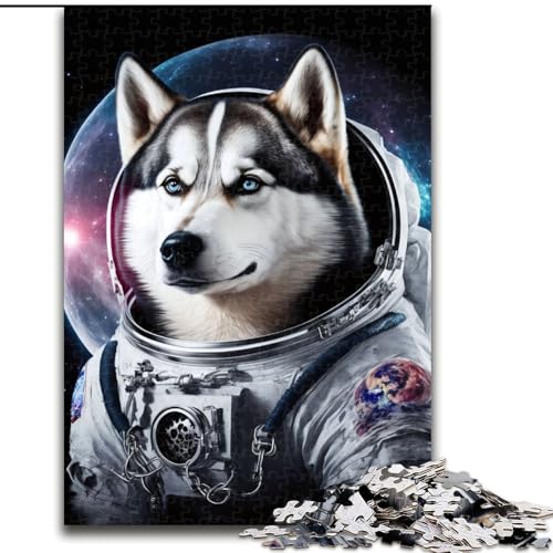 Puzzle für Erwachsene, 1000-teiliges Siberian Husky-Astronauten-Puzzle aus Holz, anspruchsvolles Denkspiel für Teenager, unterhaltsames interaktives Spiel für die ganze Familie, 1000 Teile(50x75cm) Puzzle für Erwachsene, 1000-teiliges Siberian Husky-Astronauten-Puzzle aus Holz, anspruchsvolles Denkspiel für Teenager, unterhaltsames interaktives Spiel für die ganze Familie, 1000 Teile(50x75cm) von RZFWJL