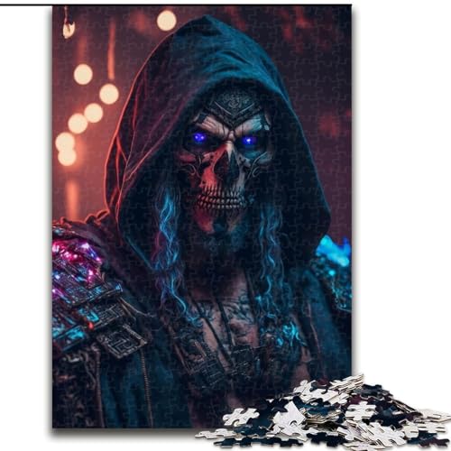 Puzzle für Erwachsene, 1000-teiliges Skelett-Hacker-Puzzle aus Holz, mit interaktivem Familienspiel, Kinder ab 14 Jahren, 1000 Teile(50x75cm) von RZFWJL