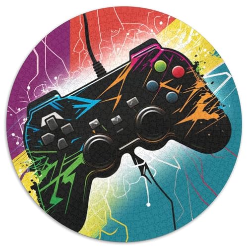 Puzzle für Erwachsene, 1000-teiliges Spiel, Malerei, 1000-teiliges rundes Puzzle für Erwachsene, anspruchsvolles Denkspiel, Familienaktivität, Heimdekoration, 67,5 x 67,5 cm Puzzle für Erwachsene, 1000-teiliges Spiel, Malerei, 1000-teiliges rundes Puzzle für Erwachsene, anspruchsvolles Denkspiel, Familienaktivität, Heimdekoration, 67,5 x 67,5 cm von RZFWJL