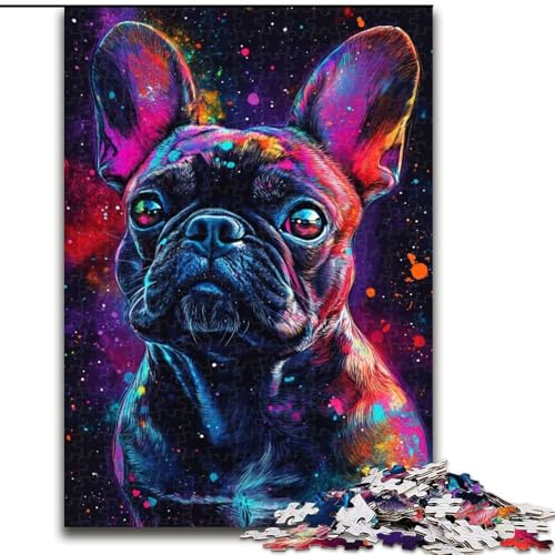 Puzzle für Erwachsene,1000 Teile,Galaxie-Puzzle mit Französischer Bulldogge,aus Holz,anspruchsvolles Denkspiel für Teenager,unterhaltsames interaktives Spiel für die ganze Familie,1000 Teile(50x75cm) Puzzle für Erwachsene,1000 Teile,Galaxie-Puzzle mit Französischer Bulldogge,aus Holz,anspruchsvolles Denkspiel für Teenager,unterhaltsames interaktives Spiel für die ganze Familie,1000 Teile(50x75cm) von RZFWJL