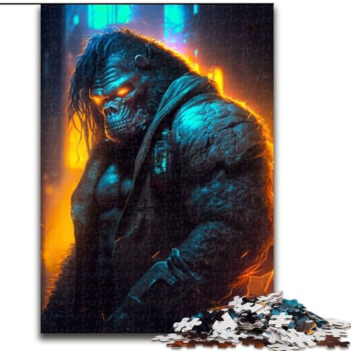 Puzzle für Erwachsene 1000 Gorillas von Future Jigsaw Puzzles aus Pappe, Geburtstagsgeschenkidee, anspruchsvolles Denkspiel 1000 Teile(26x38cm) von RZFWJL