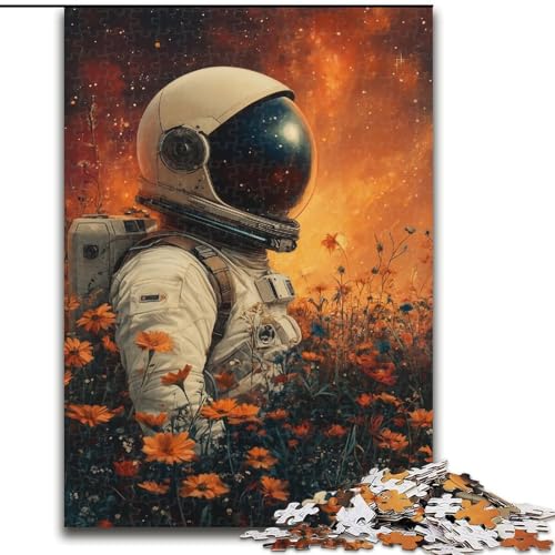 Puzzle für Jugendliche, 1000 Puzzles, Astronaut, für und ab 14 Jahren, pädagogisches Lernspielzeug, Familienspiele, Geburtstagsgeschenk (Größe 50x75cm) von RZFWJL