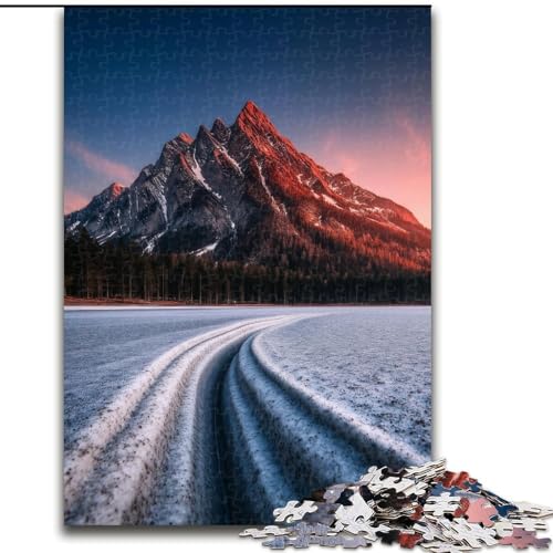 Puzzle für Jugendliche, 1000 Puzzleteile, wunderschöne Berge und Seen, für und ab 14 Jahren, pädagogisches Lernspielzeug, Familienspiele, Geburtstagsgeschenk (Größe 26x38cm) von RZFWJL