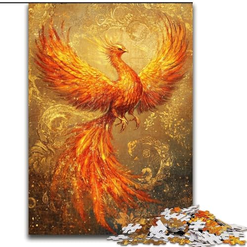 Puzzle für Jugendliche, 1000-teiliges Puzzle Fantasy Phoenix, für 14+, anspruchsvolles Spiel als Geschenk für die ganze Familie und Freunde (Größe 50x75cm) von RZFWJL