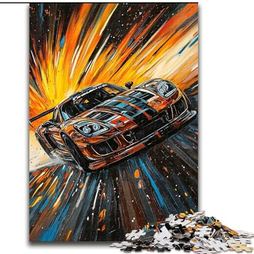 Puzzle für Teenager, 1000 Coole Sportwagen, Lernspiele, Heimdekoration, ganze Familie (Größe 50x75cm) von RZFWJL