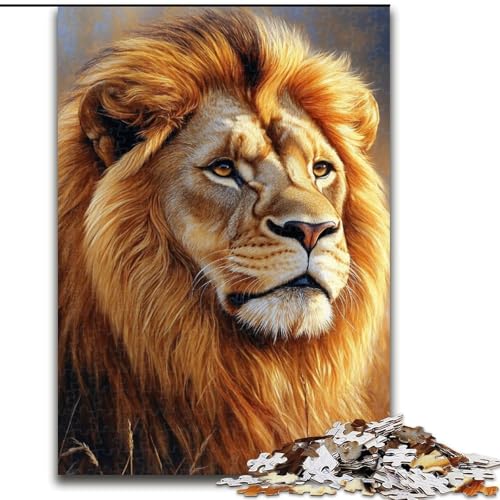 Puzzle für Teenager, 1000 Löwenkunst, Lernspiele, Heimdekoration, ganze Familie (Größe 50x75cm) von RZFWJL
