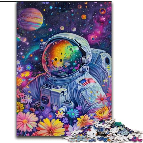 Puzzle für Teenager, 1000 Teile, Astronaut, Stressabbau, schwierige Herausforderung, Wichtelgeschenke für Kinder ab 14 Jahren (Größe 50x75cm) von RZFWJL