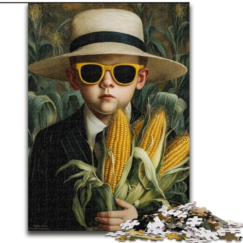 Puzzle für Teenager, 1000 Teile, Kunst, Mensch, Dekomprimierendes intellektuelles Lernspielzeug, Geburtstagsgeschenk, Geschenke (Größe 50x75cm) von RZFWJL