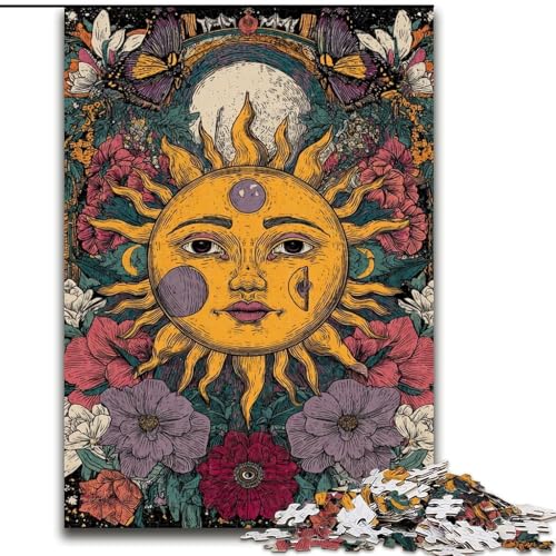 Puzzle für Teenager, 1000 Teile, Milchstraße, Galaxie, Stressabbau, schwierige Herausforderung, Wichtelgeschenke für Kinder ab 14 Jahren (Größe 26x38cm) von RZFWJL