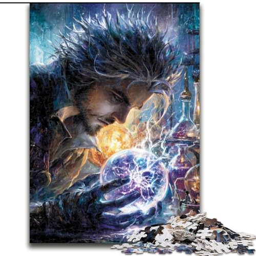 Puzzle für Teenager, 1000 Zauberer, Lernspiele, Heimdekoration, ganze Familie (Größe 50x75cm) von RZFWJL