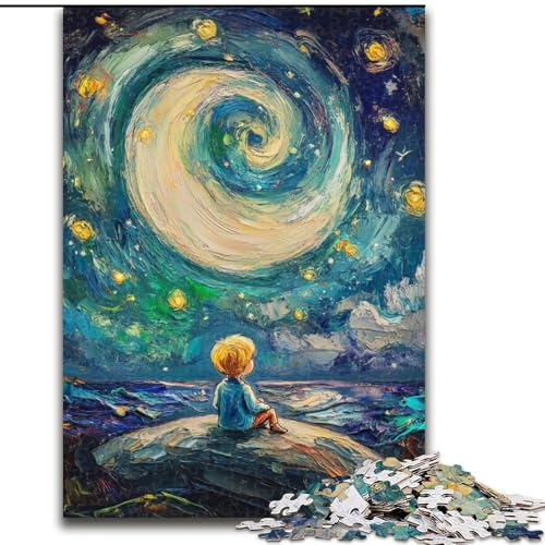 Puzzle für Teenager Der kleine Prinz des Nachthimmels, für Kinder ab 14 Jahren, jedes Teil ist einzigartig – lustiges und herausforderndes Spiel für die ganze Familie, tolles Geschenk (Größe 50x75cm) Puzzle für Teenager Der kleine Prinz des Nachthimmels, für Kinder ab 14 Jahren, jedes Teil ist einzigartig – lustiges und herausforderndes Spiel für die ganze Familie, tolles Geschenk (Größe 50x75cm) von RZFWJL
