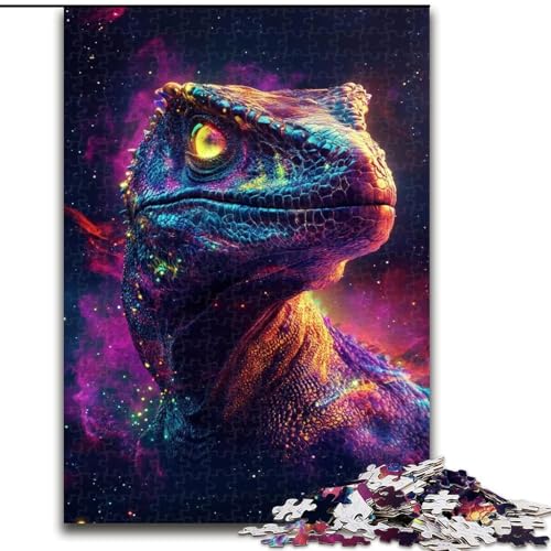 Puzzle mit 1000 Teilen für Erwachsene, Galaxy-Dobermann-Puzzle aus Pappe, interaktives Familienspiel, DIY-Heimdekor, Gehirn-Herausforderung, Geschenk, 1000 Teile(26x38cm) von RZFWJL