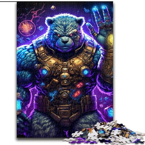 Puzzle mit 1000 Teilen für Erwachsene, The Bearvengers-Puzzle aus Holz, für Teenager und Jugendliche, ideales Geburtstags, 1000 Teile(50x75cm) von RZFWJL