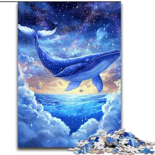 Puzzle mit 1000 Teilen für Erwachsene, Traumwal-Puzzle, perfekt für Teenager, Familienzusammenhalt, Denksportaufgabe und DIY-Heimdekor-Geschenk, 50x75cm von RZFWJL