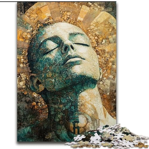 Puzzle mit 1000 Teilen für Teenager, Bitcoin-Logo, geeignet für Personen ab 14 Jahren, anspruchsvoll zu vervollständigen, Aber lustig und humorvoll, tolles Geschenk (Größe 50x75cm) von RZFWJL