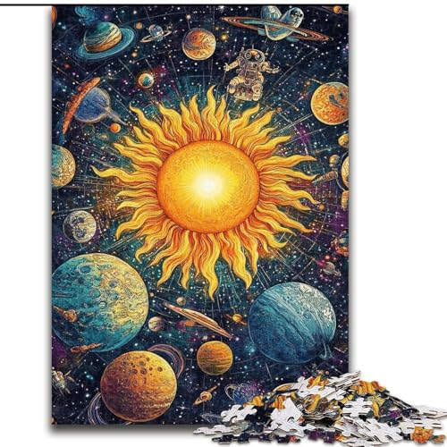 Puzzle mit 1000 Teilen für Teenager, Universum, Galaxie, anspruchsvolles Spiel, Spielzeug, Wanddekoration, einzigartige Geburtstags (Größe 26x38cm) von RZFWJL