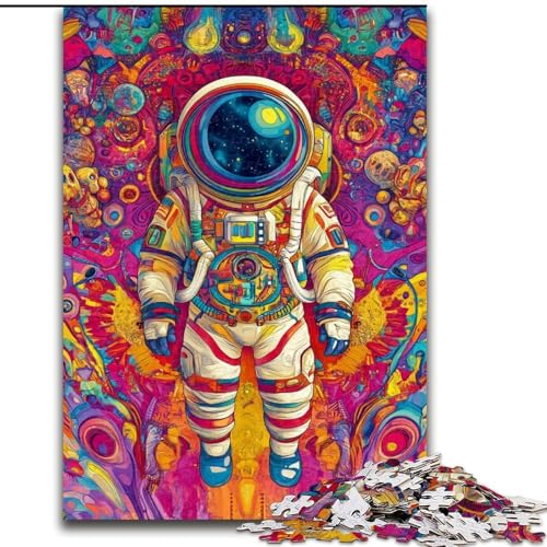 Puzzles für Erwachsene und Jugendliche, 1000 Teile, Astronautentraum, für Lernspiele, Herausforderungsspielzeug, einzigartige Heimdekoration und Geschenke (Größe 50x75cm) von RZFWJL
