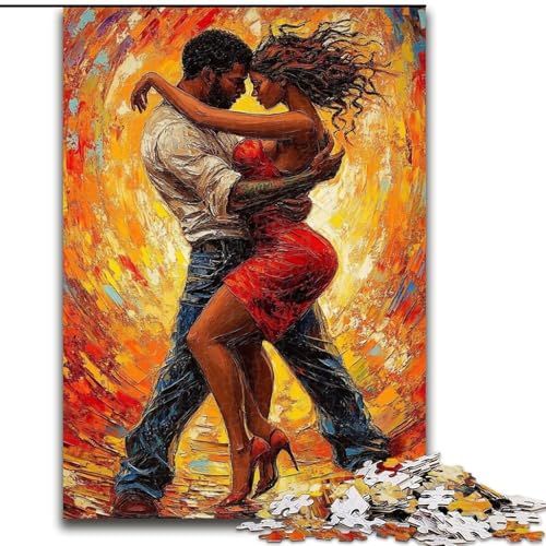 Puzzles für Erwachsene und Jugendliche, 1000 Teile, Puzzle Paar, Mann, für Erwachsene und Jugendliche ab 14 Jahren, Lernspiel, Herausforderung, Spielzeug, Geschenk zum Geburtstag (Größe 26x38cm) von RZFWJL