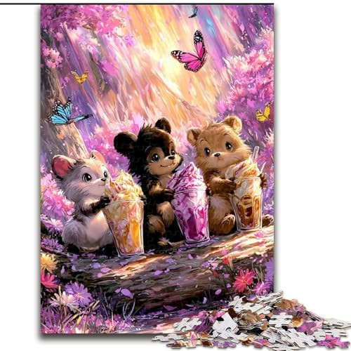 Puzzles für Erwachsene und Jugendliche, 1000 Teile, im japanischen Stil, für Kinder ab 14 Jahren, als Lernspiel, als Herausforderung, als Spielzeug, als Geschenk zum Geburtstag (Größe 26x38cm) von RZFWJL