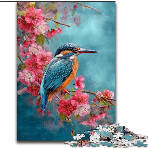 Puzzles für Erwachsene und Jugendliche, Puzzle, Eisvogel, Spielzeug, Lernspiele, Stressabbau, Eltern-Kind-Interaktion (Größe 26x38cm) von RZFWJL