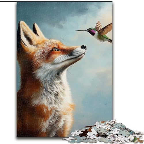 Puzzles für Erwachsene und Jugendliche, Puzzle Fantasy Fox, Spielzeug, Lernspiele, Stressabbau, Eltern-Kind-Interaktion (Größe 26x38cm) von RZFWJL