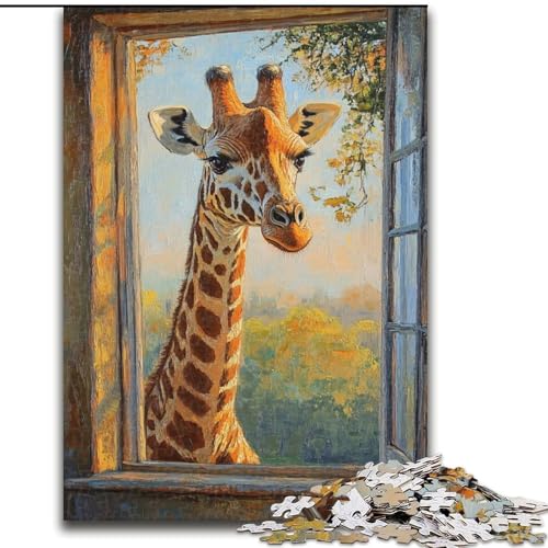 Puzzles für Erwachsene und Jugendliche, Puzzle-Giraffe, Spielzeug, Lernspiele, Stressabbau, Eltern-Kind-Interaktion (Größe 50x75cm) von RZFWJL