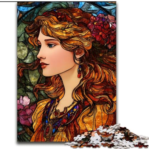 Puzzles für Erwachsene und Jugendliche, Puzzle Maya-Priesterin, Spielzeug, Lernspiele, Stressabbau, Eltern-Kind-Interaktion (Größe 26x38cm) von RZFWJL
