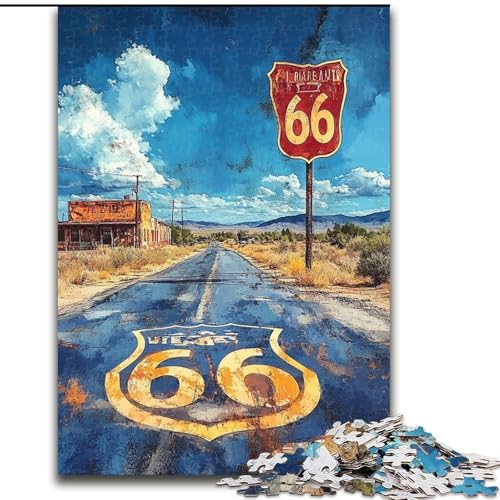 Puzzles für Erwachsene und Jugendliche, Puzzle-Route, Spielzeug, Lernspiele, Stressabbau, Eltern-Kind-Interaktion (Größe 26x38cm) von RZFWJL