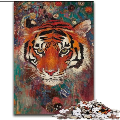 Puzzles für Erwachsene und Jugendliche, Puzzle im japanischen Tiger-Stil, Spielzeug, Lernspiele, Stressabbau, Eltern-Kind-Interaktion (Größe 50x75cm) von RZFWJL