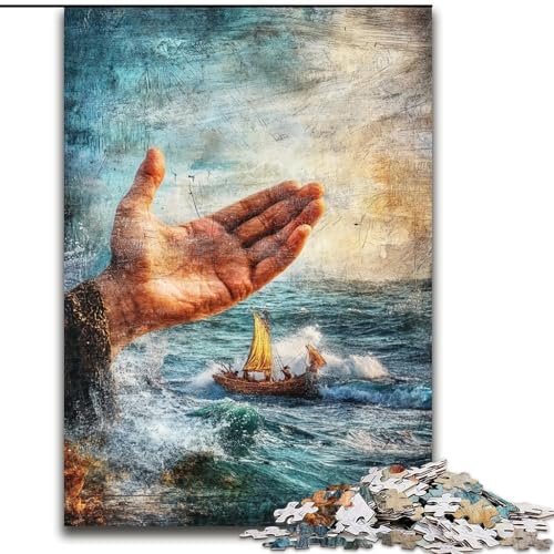 Puzzles für Erwachsene und Jugendliche, Puzzles, Jesus-Kunst, Spielzeug, Lernspiele, Stressabbau, Eltern-Kind-Interaktion (Größe 26x38cm) von RZFWJL