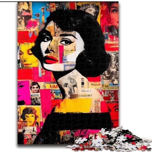Puzzles für Teenager, 1000 Graffiti-Kunst, Lernspiele, Heimdekoration, ganze Familie (Größe 26x38cm) von RZFWJL