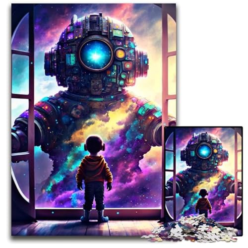 Robotic Dreams Puzzle für Erwachsene, 1000-teiliges Holzpuzzle, anspruchsvolles Denkspiel für Teenager, interaktives Familienspiel, 50x75cm/19,68x29,52 Zoll Robotic Dreams Puzzle für Erwachsene, 1000-teiliges Holzpuzzle, anspruchsvolles Denkspiel für Teenager, interaktives Familienspiel, 50x75cm/19,68x29,52 Zoll von RZFWJL