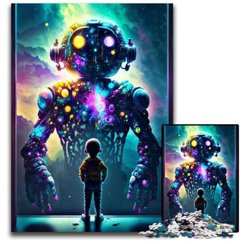 Robotic Dreams Puzzle für Erwachsene, 1000-teiliges Puzzle für Erwachsene, anspruchsvolles Denkspiel für Teenager, unterhaltsames interaktives Spiel für die ganze Familie, 26x38cm/10,23x14,96 Zoll Robotic Dreams Puzzle für Erwachsene, 1000-teiliges Puzzle für Erwachsene, anspruchsvolles Denkspiel für Teenager, unterhaltsames interaktives Spiel für die ganze Familie, 26x38cm/10,23x14,96 Zoll von RZFWJL