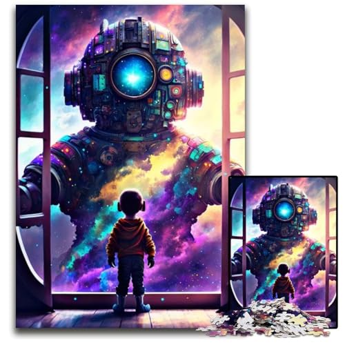 Robotic Dreams Puzzle für Erwachsene, 1000-teiliges Puzzle für Erwachsene, anspruchsvolles Denkspiel für Teenager, unterhaltsames interaktives Spiel für die ganze Familie, 26x38cm/10,23x14,96 Zoll Robotic Dreams Puzzle für Erwachsene, 1000-teiliges Puzzle für Erwachsene, anspruchsvolles Denkspiel für Teenager, unterhaltsames interaktives Spiel für die ganze Familie, 26x38cm/10,23x14,96 Zoll von RZFWJL