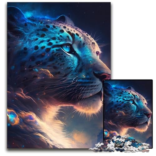 Tier-Leopard-Puzzle für Erwachsene, 1000 Teile, Unmögliches Puzzle für Erwachsene, Denksportaufgabe, Spiel für Erwachsene, interaktive Familienaktivität, 50x75cm/19,68x29,52 Zoll Tier-Leopard-Puzzle für Erwachsene, 1000 Teile, Unmögliches Puzzle für Erwachsene, Denksportaufgabe, Spiel für Erwachsene, interaktive Familienaktivität, 50x75cm/19,68x29,52 Zoll von RZFWJL