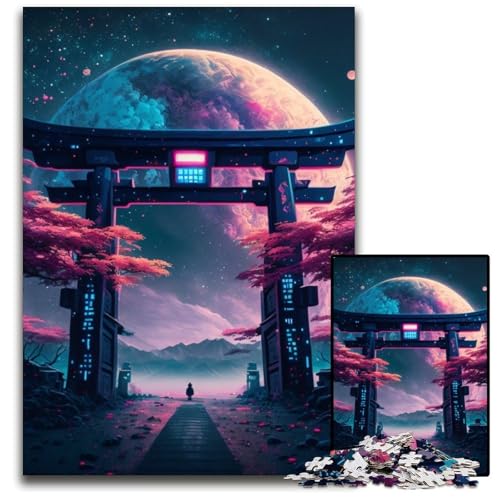 Tor zum Jenseits, Puzzle 1000 Teile für Erwachsene, Puzzle für Erwachsene, ideales DIY-Dekor und Denksportgeschenk, 50x75cm/19,68x29,52 Zoll Tor zum Jenseits, Puzzle 1000 Teile für Erwachsene, Puzzle für Erwachsene, ideales DIY-Dekor und Denksportgeschenk, 50x75cm/19,68x29,52 Zoll von RZFWJL