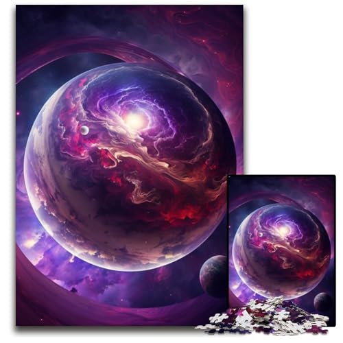 Universum-Planeten-Landschafts-Puzzle für Erwachsene,1000-teiliges Papppuzzle,anspruchsvolles Denkspiel für Teenager,unterhaltsames interaktives Spiel für die ganze Familie,26x38cm/10,23x14,96 Zoll Universum-Planeten-Landschafts-Puzzle für Erwachsene,1000-teiliges Papppuzzle,anspruchsvolles Denkspiel für Teenager,unterhaltsames interaktives Spiel für die ganze Familie,26x38cm/10,23x14,96 Zoll von RZFWJL