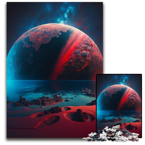 Universum-Planeten-Puzzle für Erwachsene, 1000-teiliges Puzzle für Erwachsene, anspruchsvolles Denkspiel für Teenager, unterhaltsames interaktives Spiel für die ganze Familie, 50x75cm/19,68x29,52 Zoll Universum-Planeten-Puzzle für Erwachsene, 1000-teiliges Puzzle für Erwachsene, anspruchsvolles Denkspiel für Teenager, unterhaltsames interaktives Spiel für die ganze Familie, 50x75cm/19,68x29,52 Zoll von RZFWJL